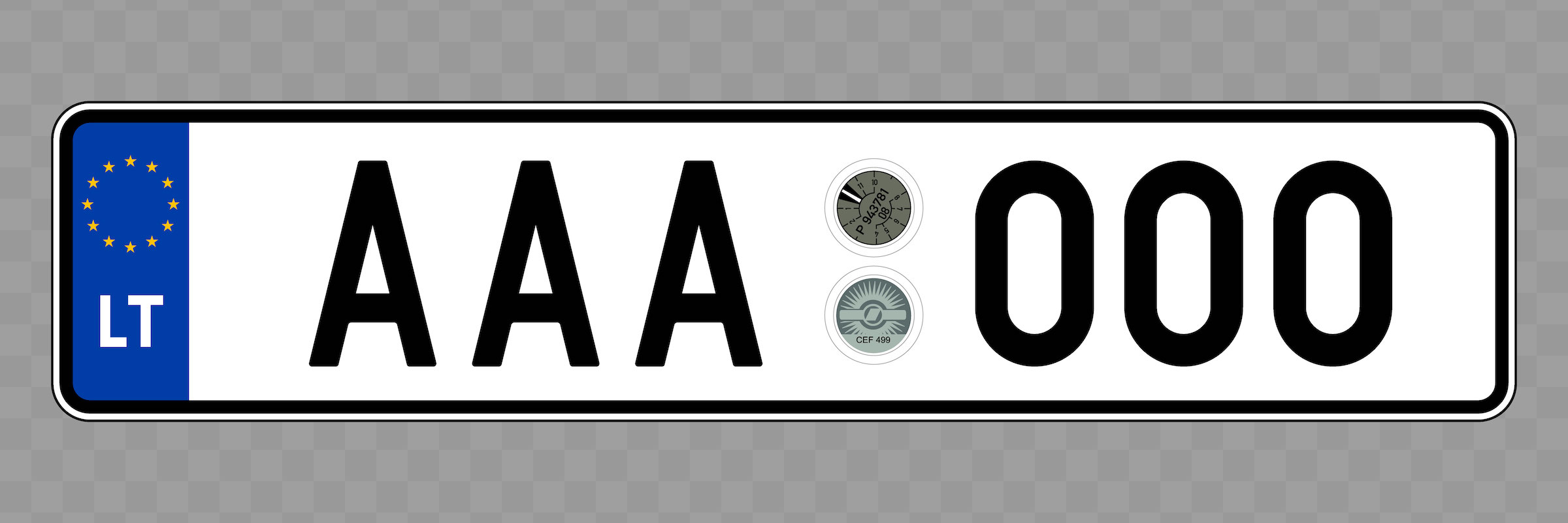 πινακιδα Λιθουανίας